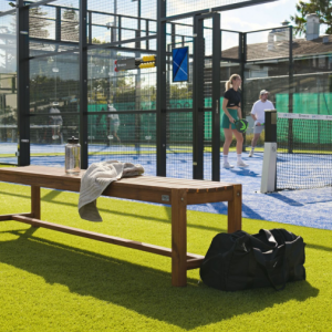 Teak tuinbank Court
