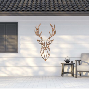 Wanddecoratie Hert 1.0 Cortenstaal S