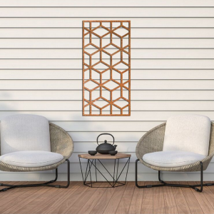 Wanddecoratie Patroon 2.0 Cortenstaal S