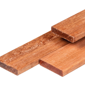 Hardhout tuinplank kunstmatig gedroogd 1.6x7.0x210cm geschaafd 4rh