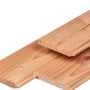 Douglas dakplanken 1.6x11.6x400cm geschaafd. gedroogd