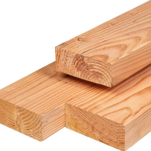 Douglas ligger gedroogd 6.5x16.0x600cm geschaafd