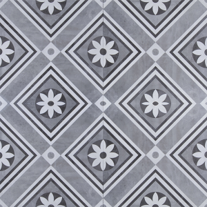 GeoCeramica® 60x60x4 Concreet Flower dec