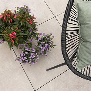 Keramische tegel Pavimentos Aldea Antracita 90x90x3