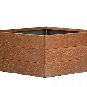 FST Bloembak modulair - CORTEN 270x270x42 cm