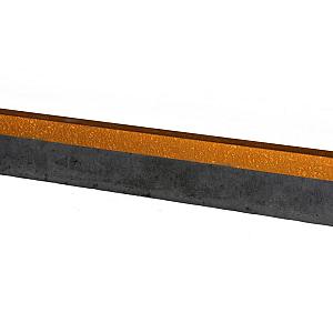 U profiel  tbv opsluitband 6cm 5x220 cm Corten