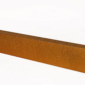 Betotop special U-profiel ongelijkzijdig opsluitband 6cm 220x4.6x19.6x6.4 CORTEN