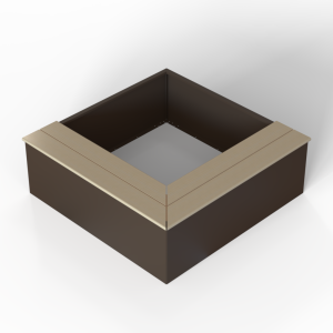 Zitbank - L VORM 300X300X41 BEIGE