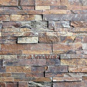 Rusty Slate steenstrip eind/hoekstuk 45/15x15x2-3 cm.