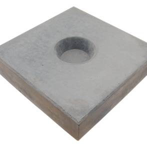 Knikkertegel 30x30x6 grijs