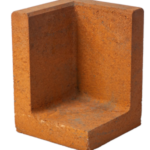 L Hoekelement 40x40x60 Roestbruin