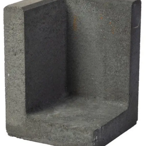 L Hoekelement 50x50x120 zwart