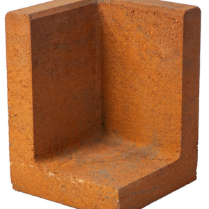 L Hoekelement 50x50x80 Roestbruin