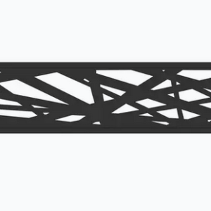 Boston Decopaneel Hera horizontaal 30x175 cm dikte 2 mm RAL9005