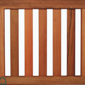 Keruing massief hekpoort 11 90x100cm