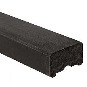 Beton-afdekkap antraciet gecoat vlakke kop 180cm