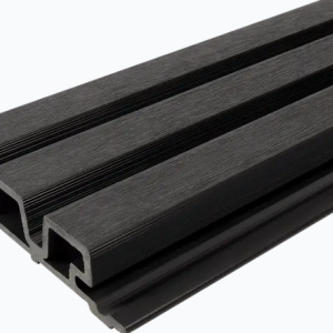 WPC Triple rhombus Ebony Black 33x170mm (wb 140mm) L=390 cm