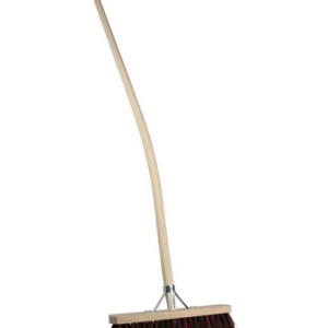 Straatbezem Arenga/Kunststof 40cm met ergonomische essen steel
