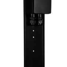 Glampère pro Enkel stopcontact 2 wartels Zwart