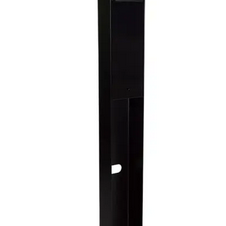 Glampère PRO+ Luxe enkel stopcontact met kabeldoos Zwart (incl. afdekkap en installatiedraad)