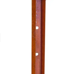 Glampère PRO+ Luxe paal GEEN stopcontact Corten (incl. afdekkap en installatiedraad)