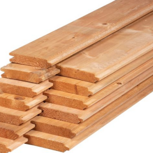 Stapelset blokhutprofiel Red Class Wood