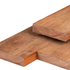 Hardhouten paal 4.0x20.0x200 cm fijnbezaagd. gepunt - duurzaamheidsklasse 1