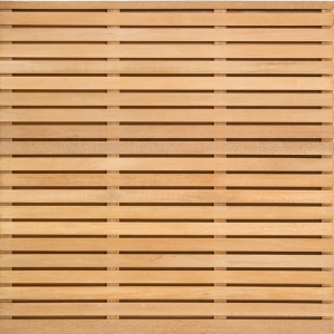 Tuinscherm hardhout Bangkirai kunstmatig gedroogd (Rhombusprofiel) Prinsenbeek 180x180cm