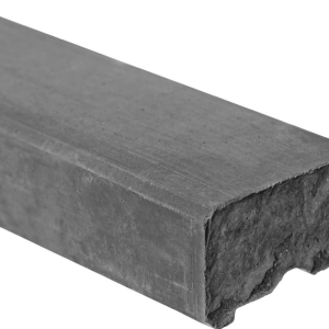 Beton-afdekkap antraciet vlakke kop 180cm