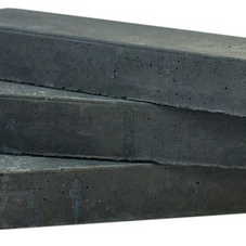 Beton-doos met 24stk vulblokjes antraciet t.b.v toogscherm