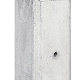 Beton-paal wit/grijs diamantkop 10x10x220cm
