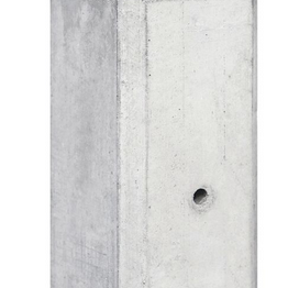 Beton-paal wit/grijs diamantkop 10x10x250cm