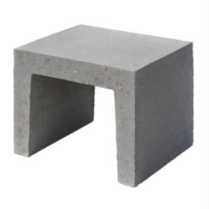 U-element 40x40x50 cm grijs