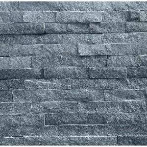 Natuursteen Stone Panels Black Quarzite Breukruw 60x15x1.5-2.5 cm