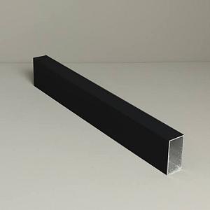 Alu.fundatiekoker 6x11x600cm zwart
