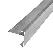 Aluminium daktrim recht 4.5x4.5x250 cm