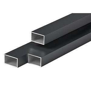 Aluminium onderconstructie zwart 3x5x400 cm