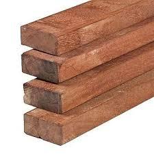 Angelim vermelho hardhout bestekhout 5x15x200 cm fijn bezaagd