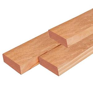 Bangkirai hardhout rhombus profiel 1.6x6.8x490 cm geschaafd