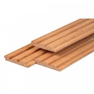 Bangkirai hardhout triple profiel 2.2x14.5x485 cm geschaafd
