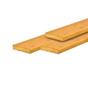Bilinga hardhout vlonderplank 2.5x14.5x335 cm | geschaafd | 1 zijde 7 groeven