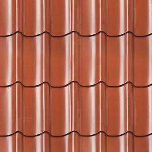 Dakpanprofielplaten terracotta per m²