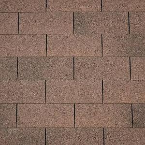 Dakshingles recht bruin - pak 3 m²