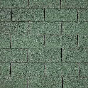 Dakshingles recht groen - pak 3 m²