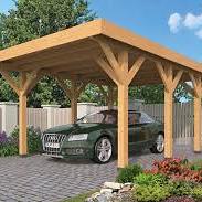 DHZ Carport Lemmer Douglas fijnbezaagd 450x600 cm