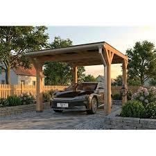 Douglas Enkele carport t.b.v | 9 zonnepanelen