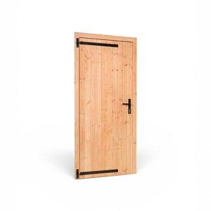Douglas enkele dichte deur B1000xH2050mm buitenmaat | linksdraaiend