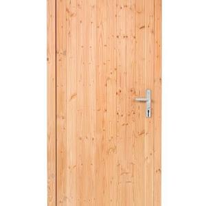 Douglas enkele klampdeur B1000xH2050mm buitenmaat | linksdraaiend (rvs / verzinkt beslagset)