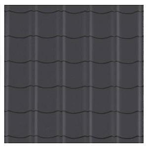 Easy-pan antraciet glans plaat 86x113.5 cm