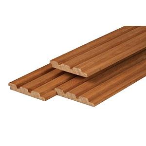 Fraké hardhout triple profiel 2.1x14.5x365 cm | thermisch gemodificeerd | geschaafd